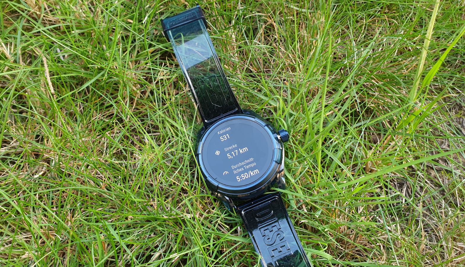 diesel on fadelite smartwatch test laufauswertung