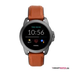 fossil-gen-5e-smartwatch-44-mm-herren-schwarz-braun-lederarmband