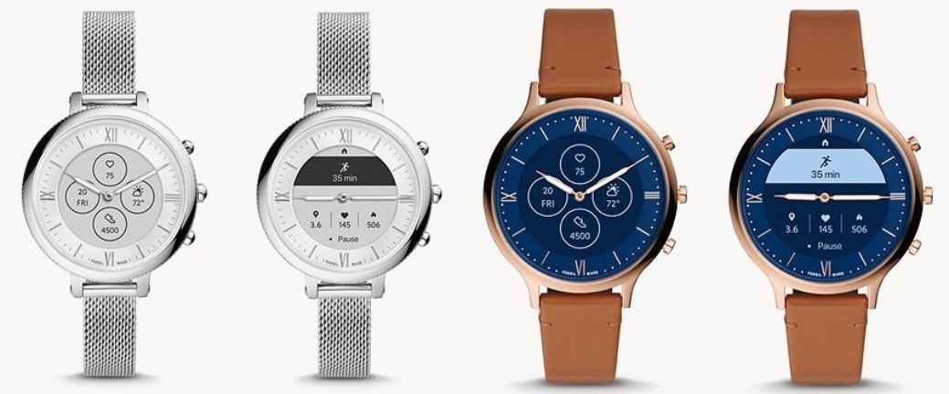 fossil monroe hr und fossil charter hr hybrid smartwatches
