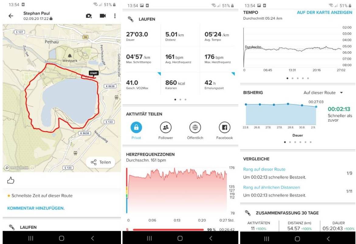 suunto 7 smartwatch test app auswertung laufen