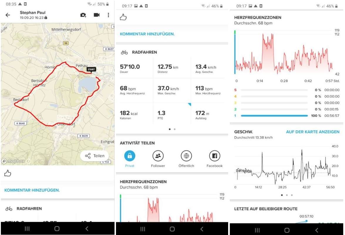 suunto 7 smartwatch test app auswertung radfahren