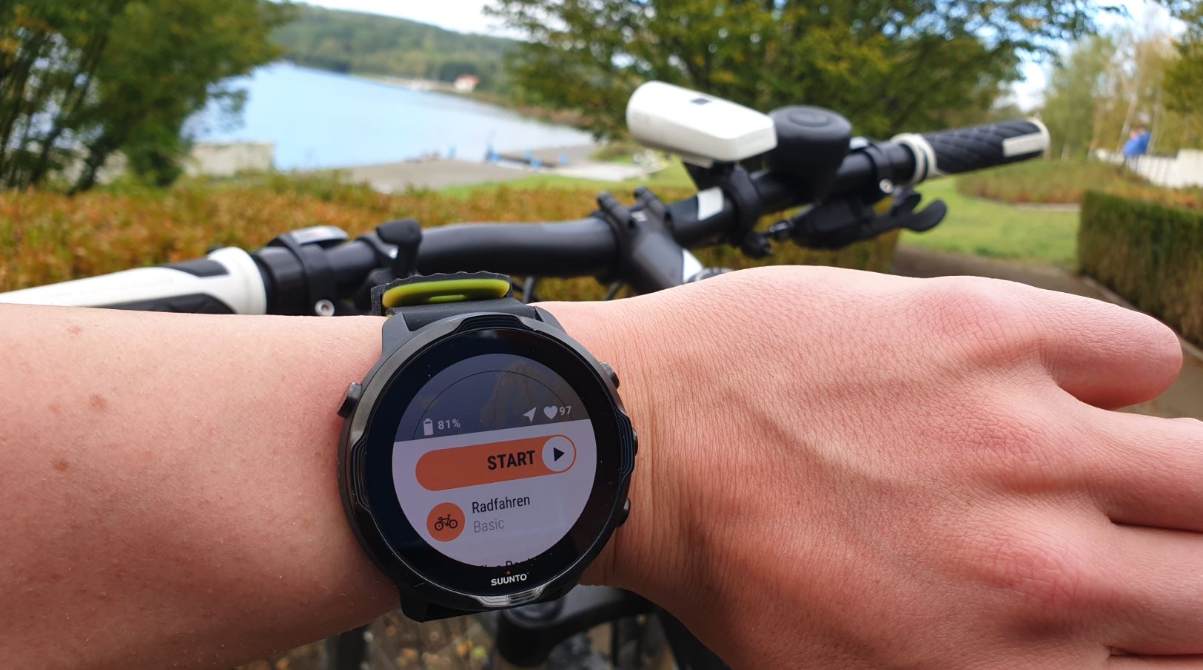 suunto 7 smartwatch test radfahren