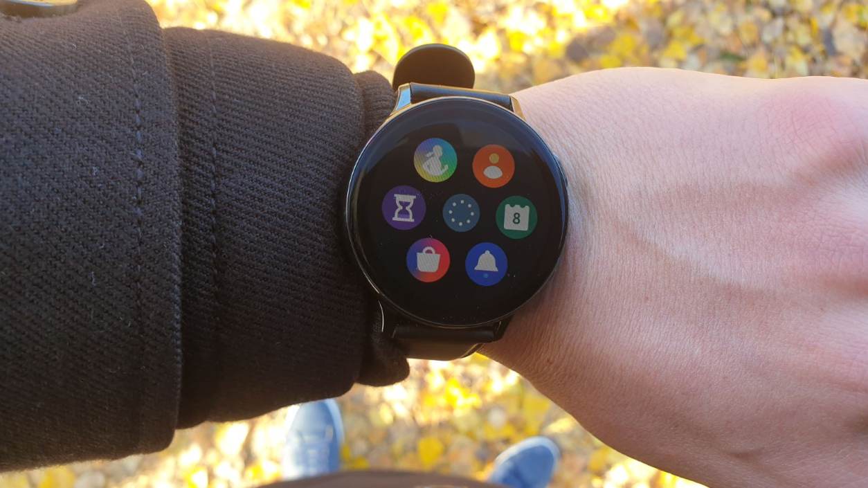 samsung galaxy watch active 2 smartwatch test app menue