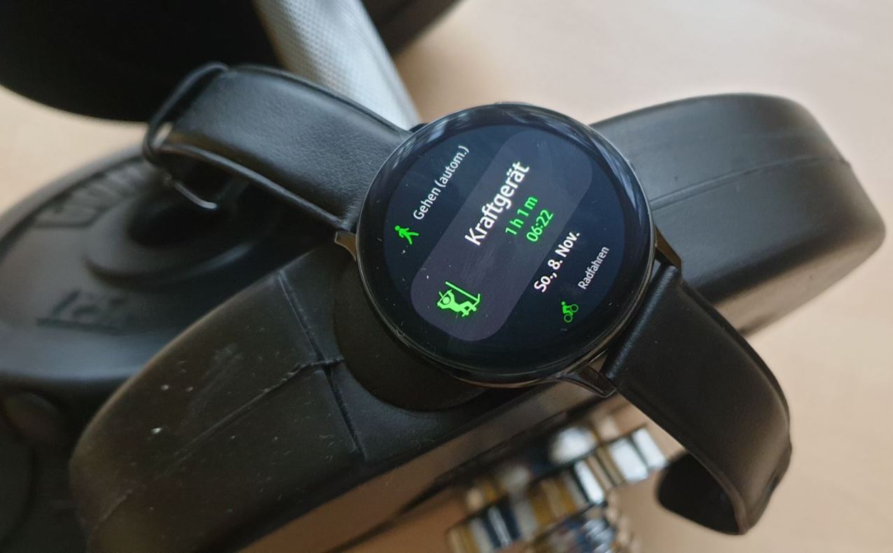samsung galaxy watch active 2 smartwatch test krafttraining