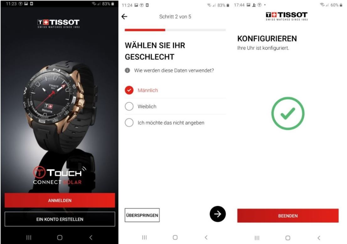 tissot t-touch connect solar smartwatch test koppeln
