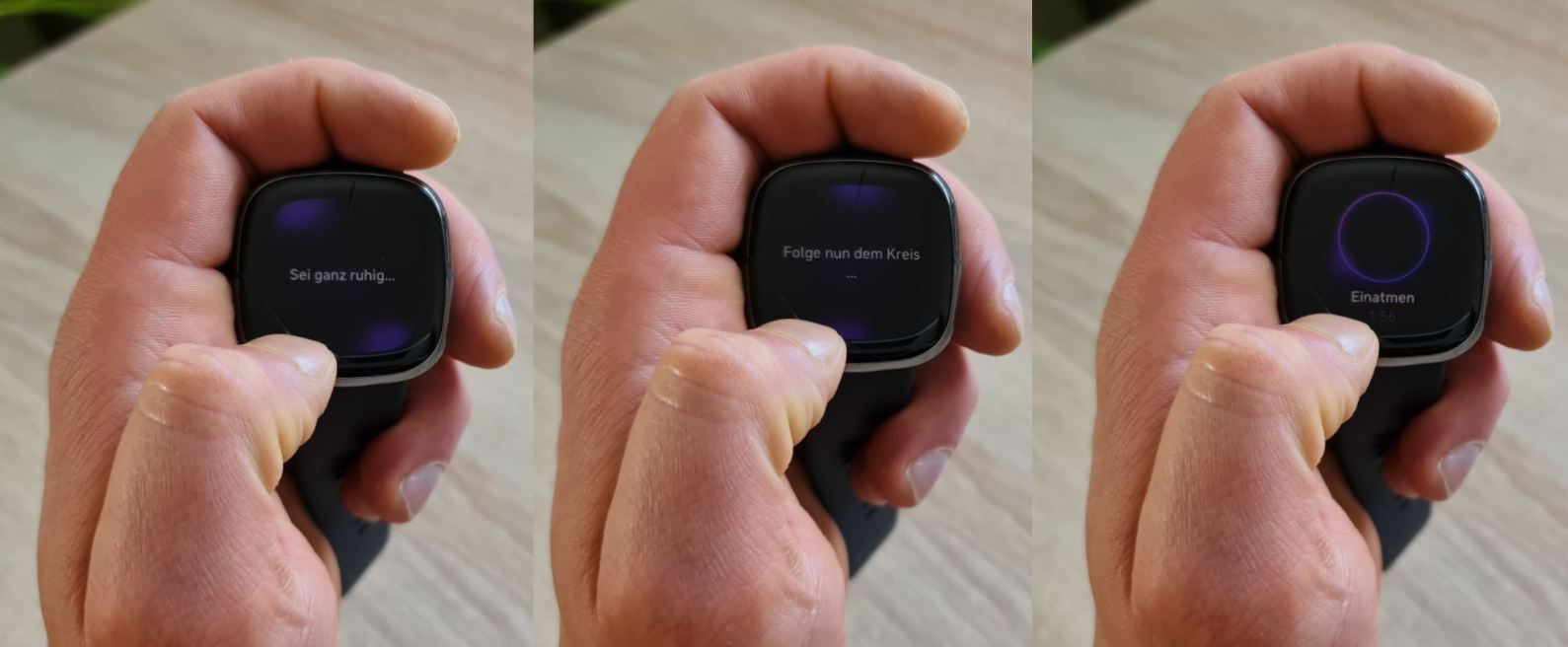 fitbit sense smartwatch test atemuebungen