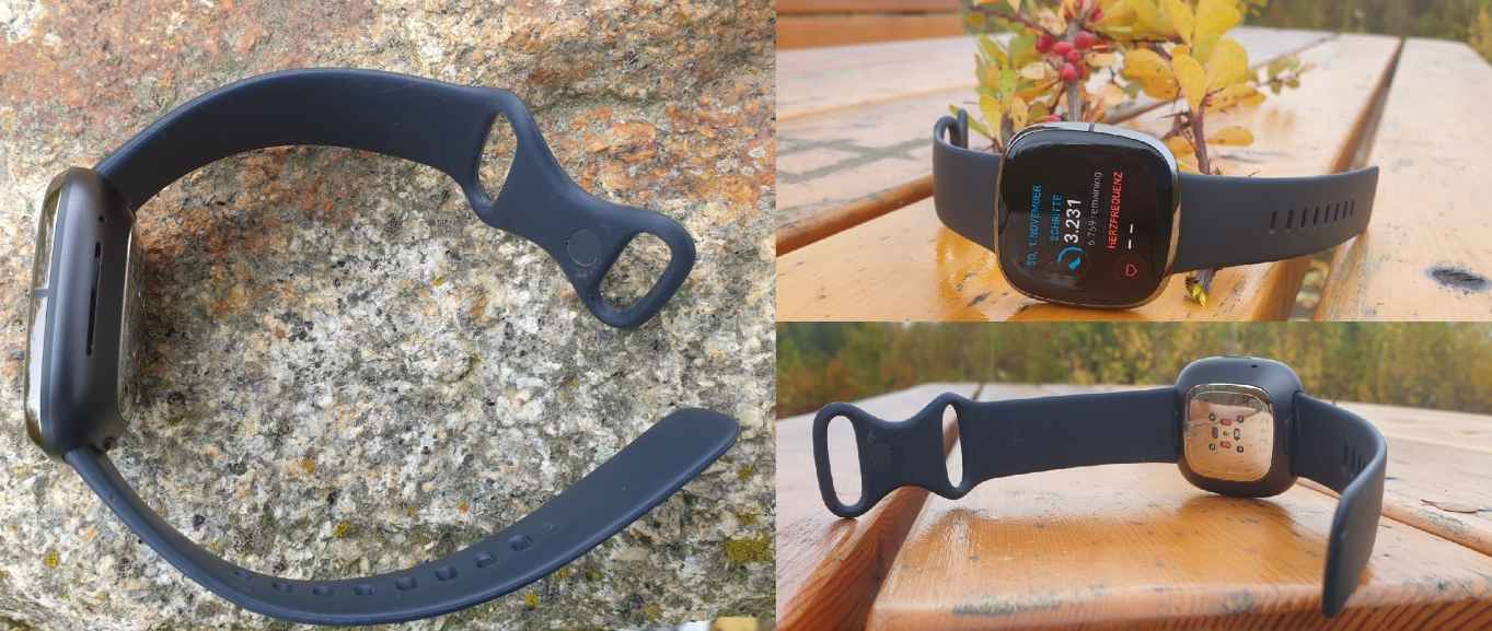 fitbit sense smartwatch test verschiedene ansichten