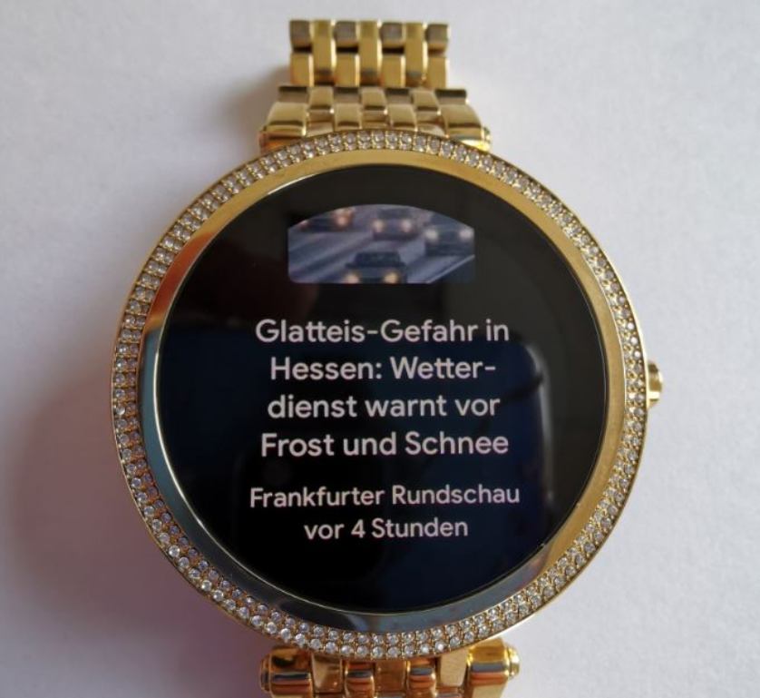 michael kors darci gen 5e smartwatch test benachrichtigung