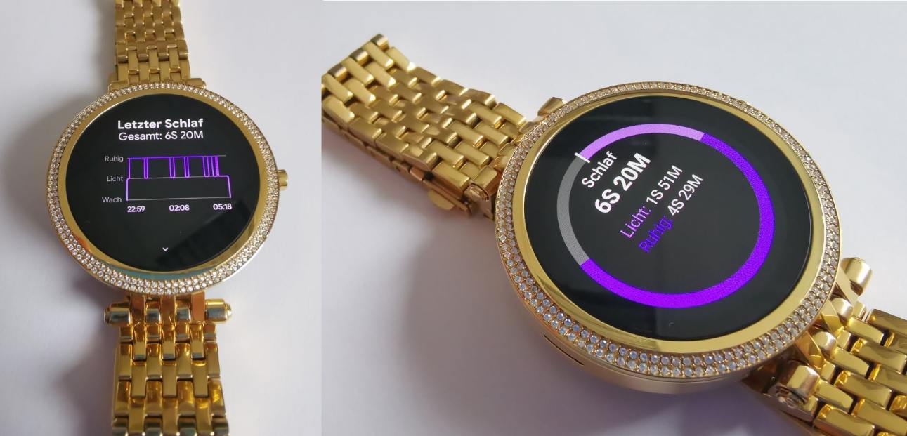 michael kors darci gen 5e smartwatch test schlaftracking