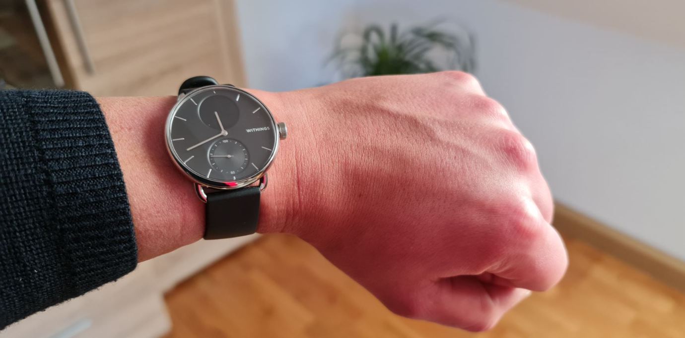 withings scanwatch smartwatch test am handgelenk