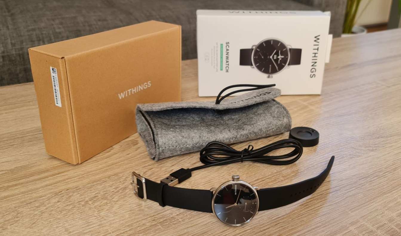withings scanwatch smartwatch test lieferumfang