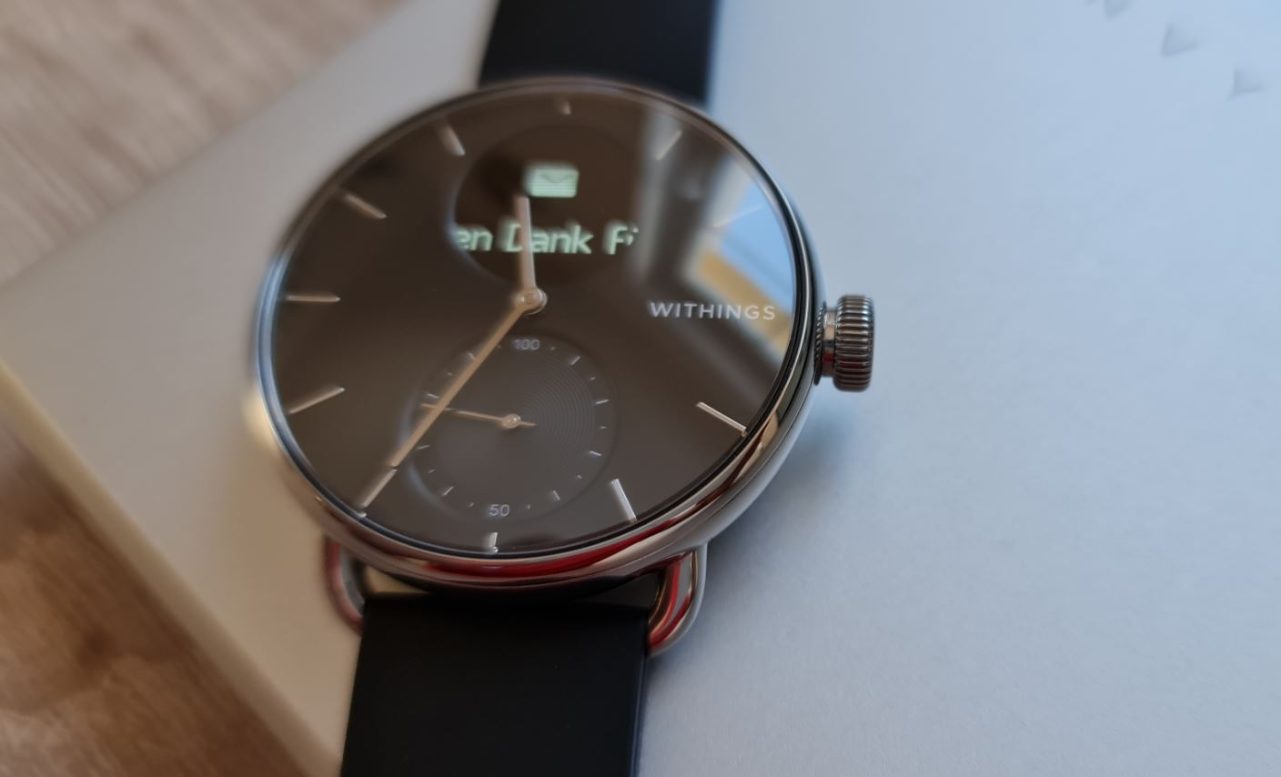 withings scanwatch smartwatch test smart notifications