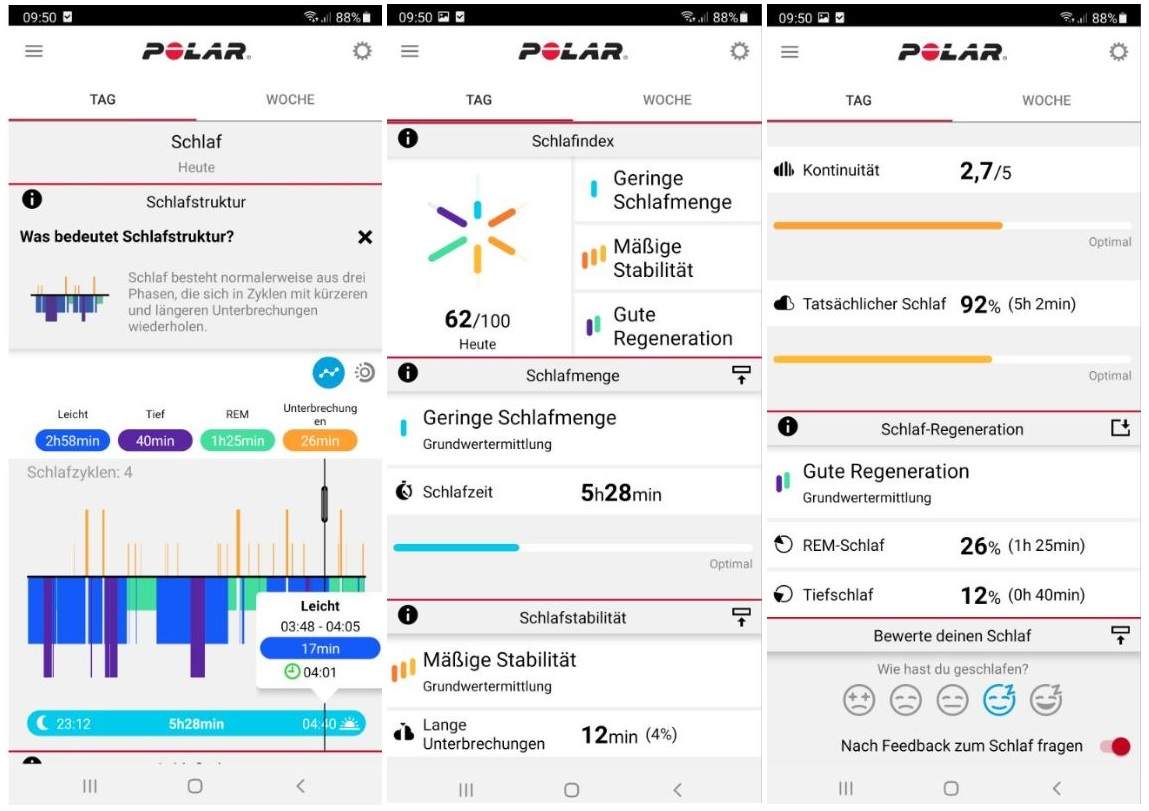 polar vantage m2 test schlaftracking