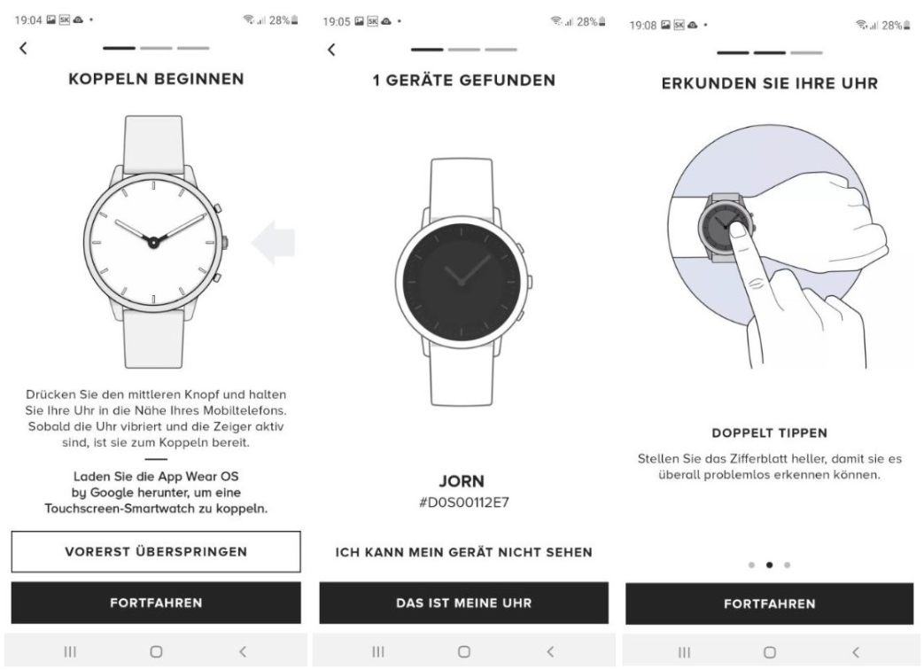 skagen jorn hybrid hr smartwatch test koppeln