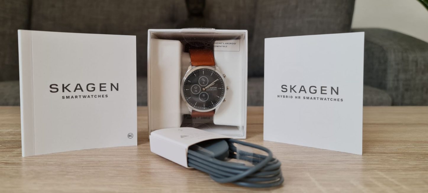 skagen jorn hybrid hr smartwatch test lieferumfang
