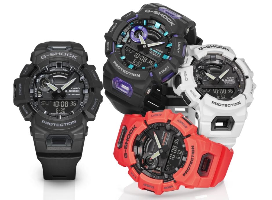casio g-shock gba-900 fitness uhr varianten