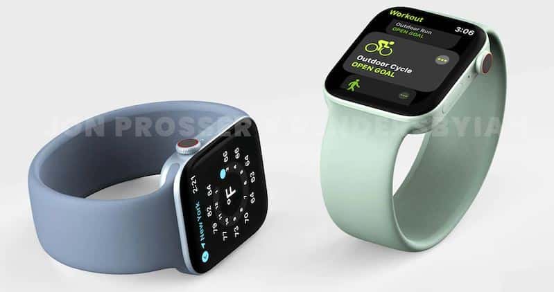 design apple watch series 7 rendering smartwatch