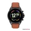 44 mm, Schwarz/Braun - Lederarmband