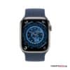 Apple Watch Series 7 = 45 mm, Blau/Silber