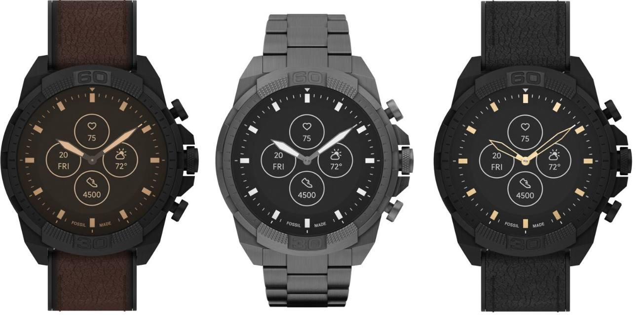fossil bronson hybrid hr smartwatch