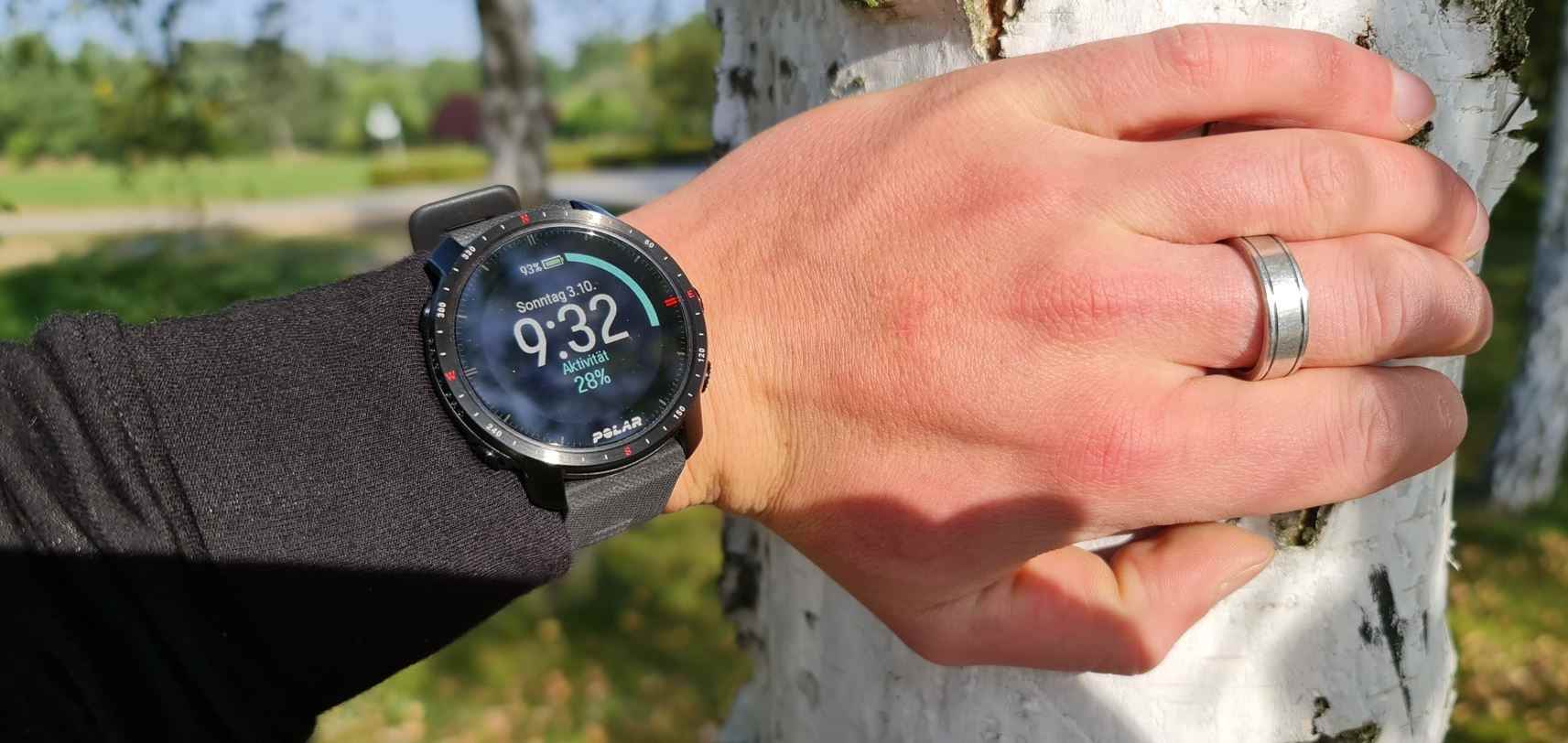 polar grit x pro fitness uhr am handgelenk testbericht
