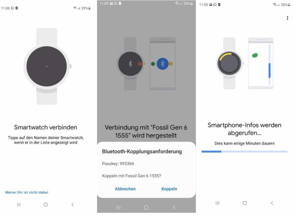 fossil gen 6 smartwatch test koppeln