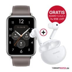huawei watch fit 2 midnight black 2 bundle mit free buds 4i weiss