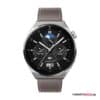 46 mm, Grau/Silber (Lederband)