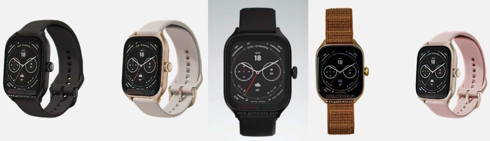 amazfit gts 4 leak smartwatch