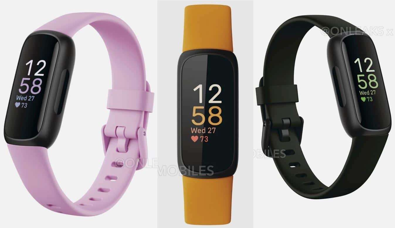 fitbit inspire 3 leak fitness tracker