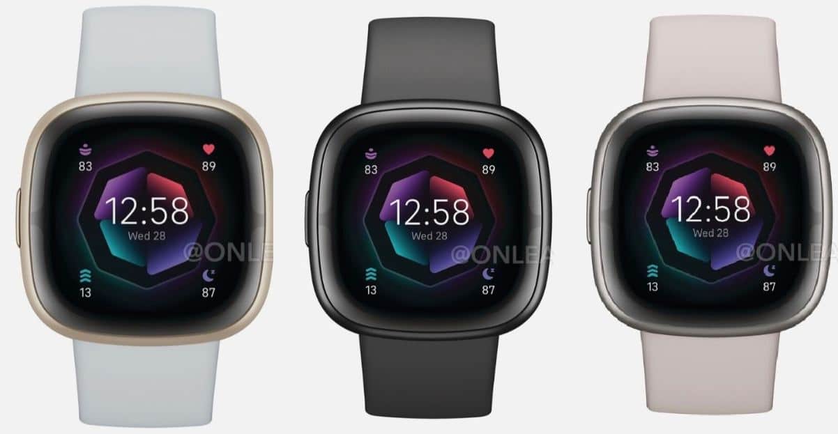 fitbit sense 2 leak smartwatch