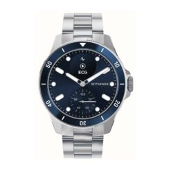 withings scanwatch nova blau silber